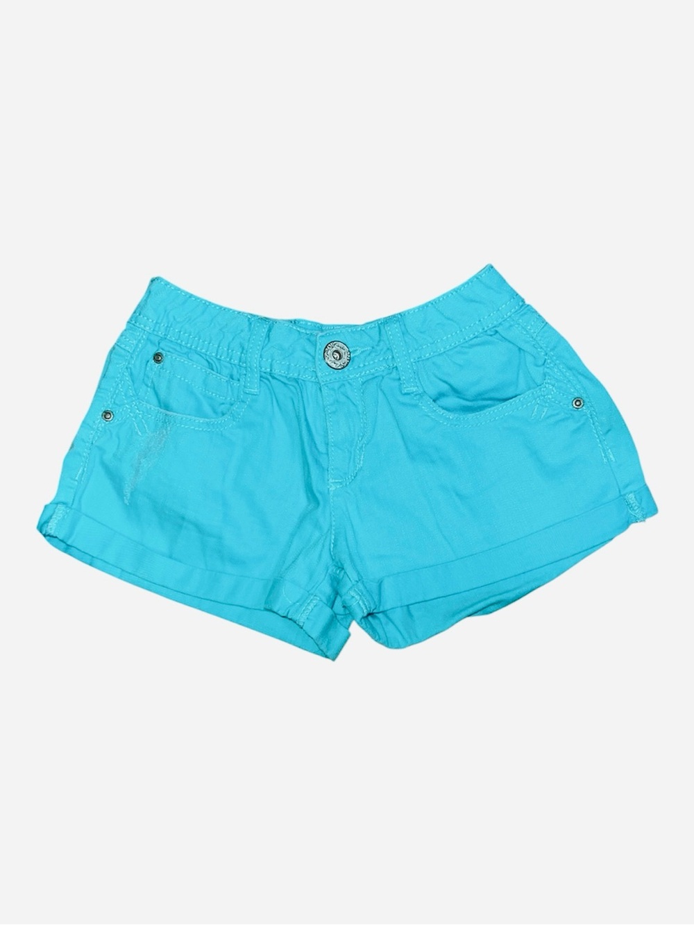 Girls candies Turquoise blue Cotton Blend Jean Casual Shorts sz 12